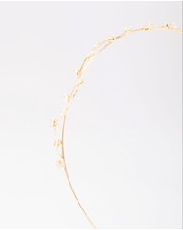 Lovisa - Gold Cubic Zirconia Dainty Vine Headband