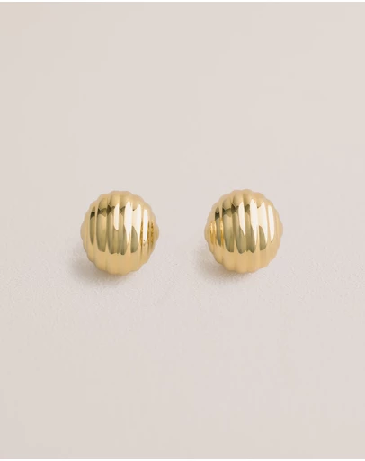 Trenery - Selin Stud Earrings in Gold
