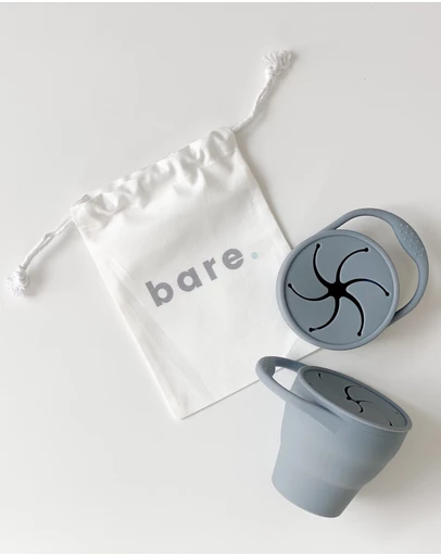Bare The Label - Collapsible Silicone Snackie Cup