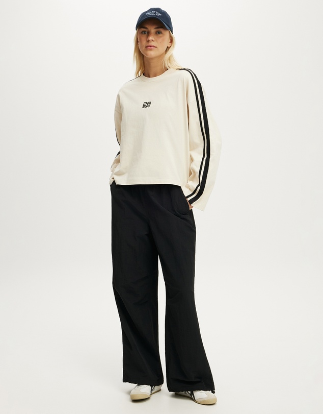 Cotton On Body Active - Long Sleeve Graphic Crew Tee
