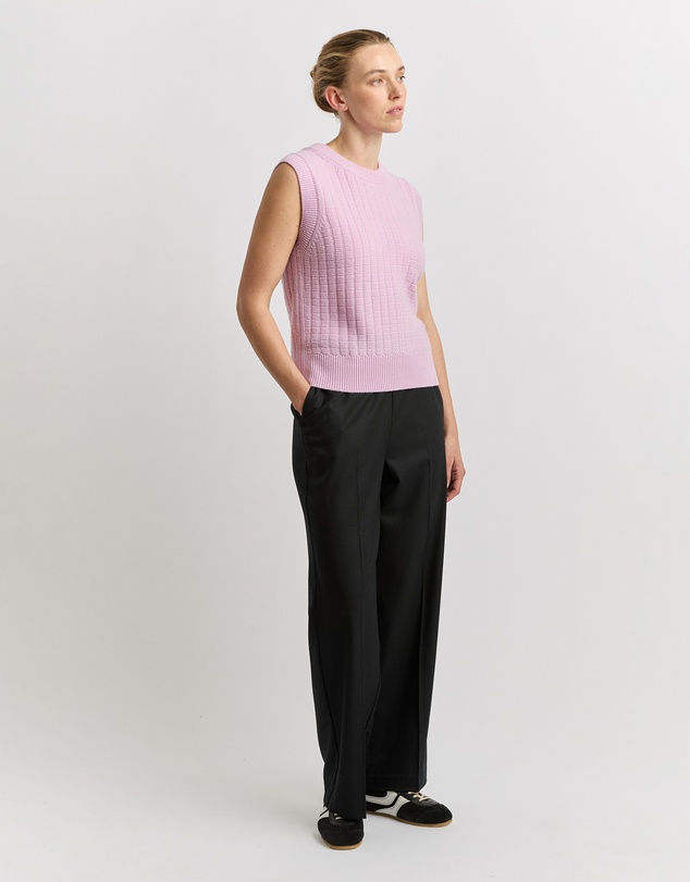 Toorallie - Grid Knit Vest