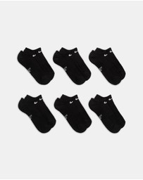 Nike - 6-Pack Cushioned No-Show Socks - Teens