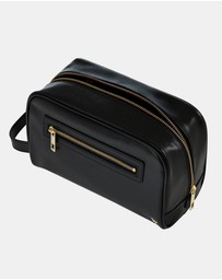 Wolf - Wolf W Logo Washbag Black