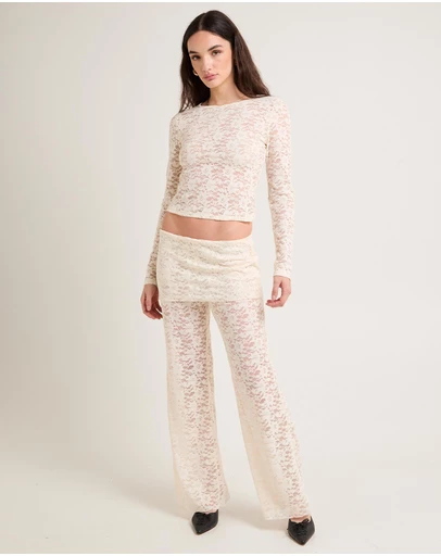 Alice In The Eve - Eloise Lace Skirt Pants