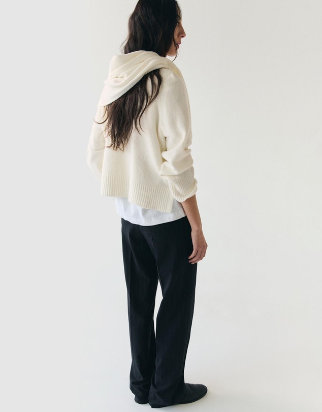 M.N.G - Knitted Sweater With Scarf