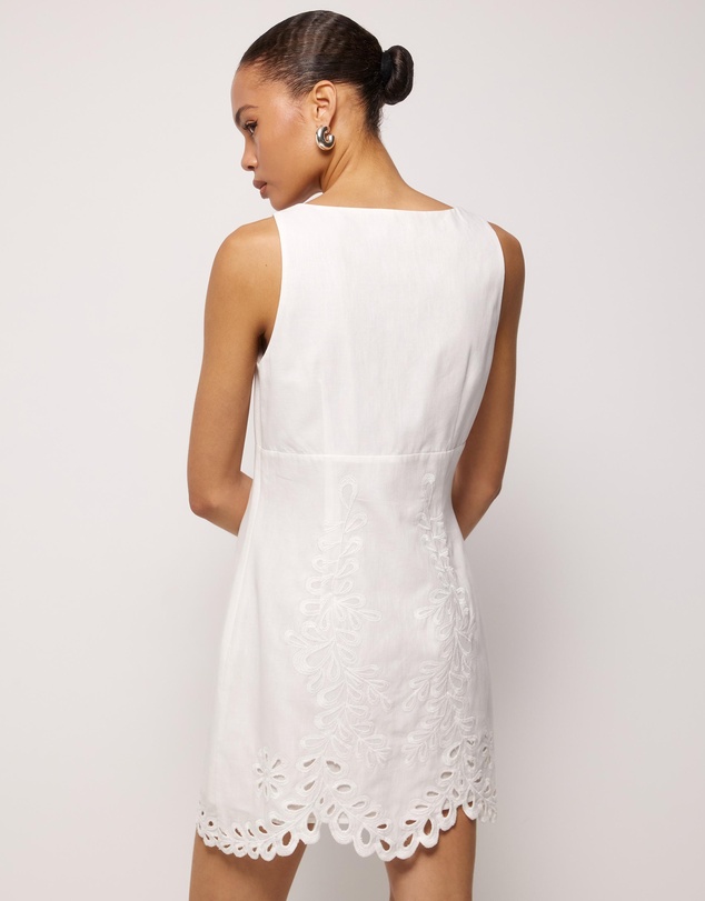 AERE - Adria Broderie Mini Dress