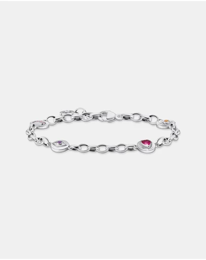 THOMAS SABO - Silver Cosmic Bracelet with Round Elements and Various Stones