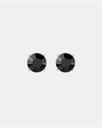 Kuzzoi - ICONIC EXCLUSIVE - Earrings Basic Geo Crystals 925 Sterling Silver