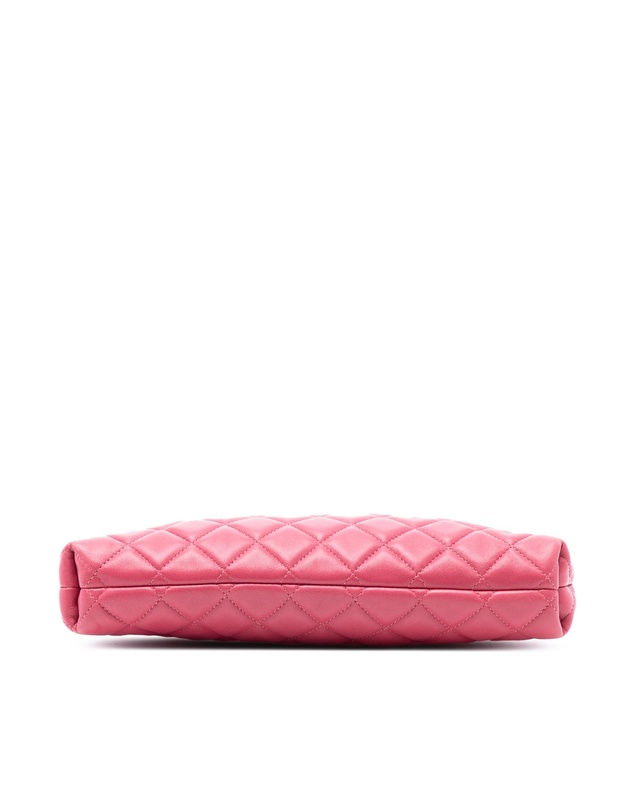 Pre-Loved by Azura Reborn - Pre-Loved Quilted Lambskin Kiss Lock Clutch