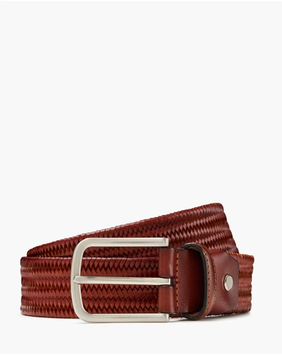 Aquila - Devon Leather Woven Belt