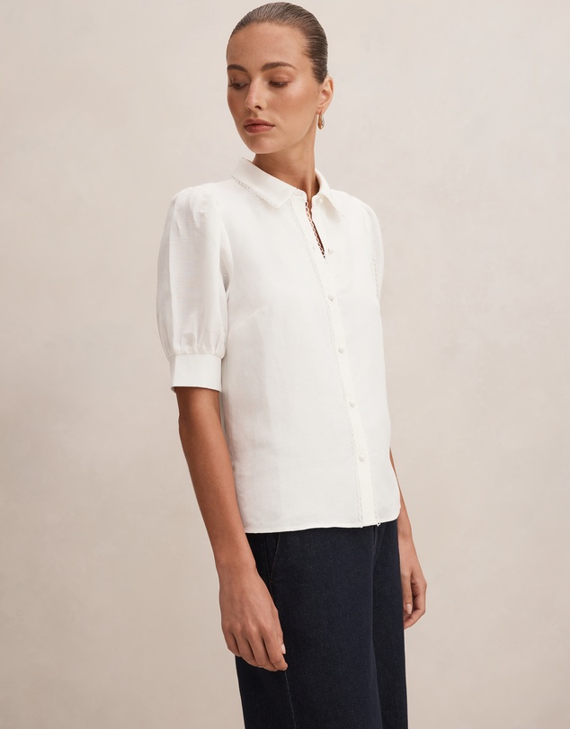 Forever New - Finley Trim Detail Blouse