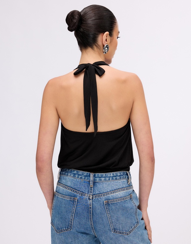Minima Esenciales - Mollie Jersey Halter Bodysuit