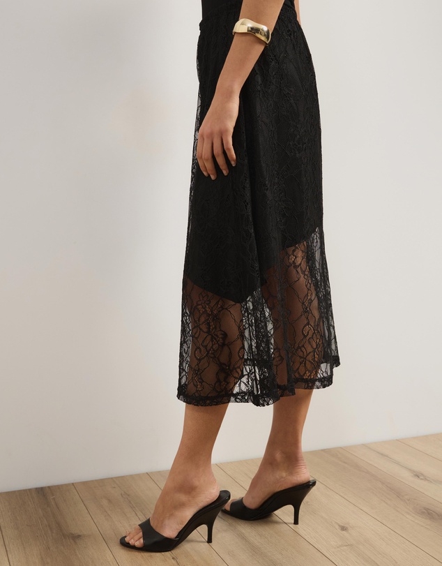 Atmos&Here - Matilda Lace Midi Skirt