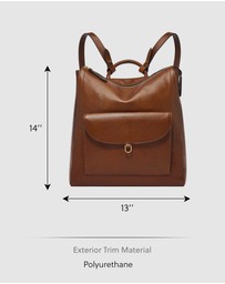 Fossil - Fossil Parker Brown Backpack ZB1836200