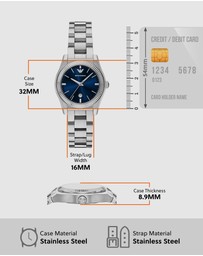 Emporio Armani - Silver Analogue Watch