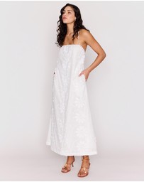 MINKPINK - Alessia Lace Back Maxi Dress