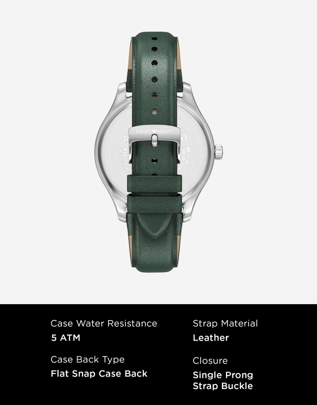 Emporio Armani - Green Analogue Watch