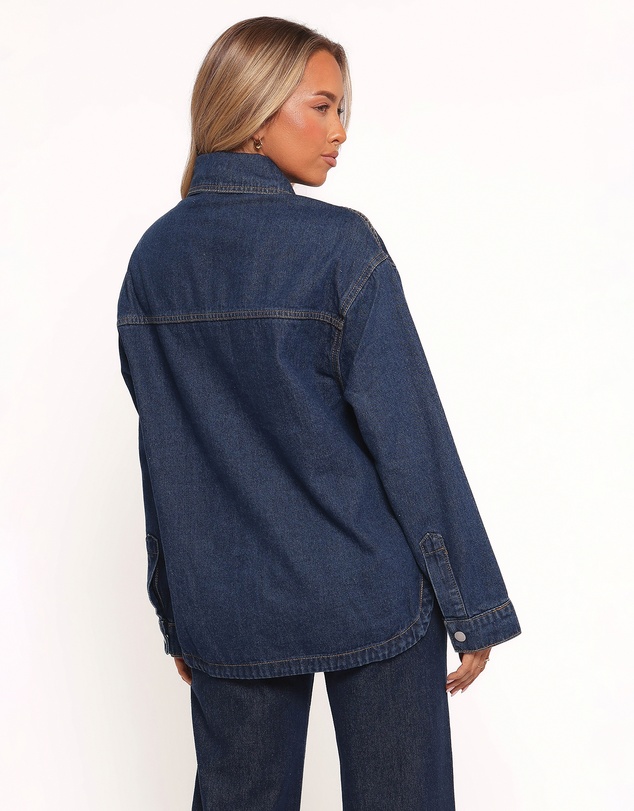 Petal & Pup - Dede Denim Shacket - Denim