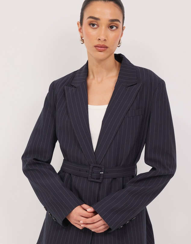 Calli - Rhode Pinstripe Blazer