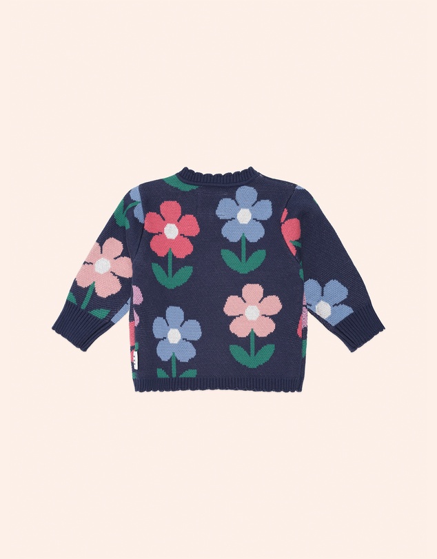 Huxbaby - Flower Field Knit Pullover - Babies