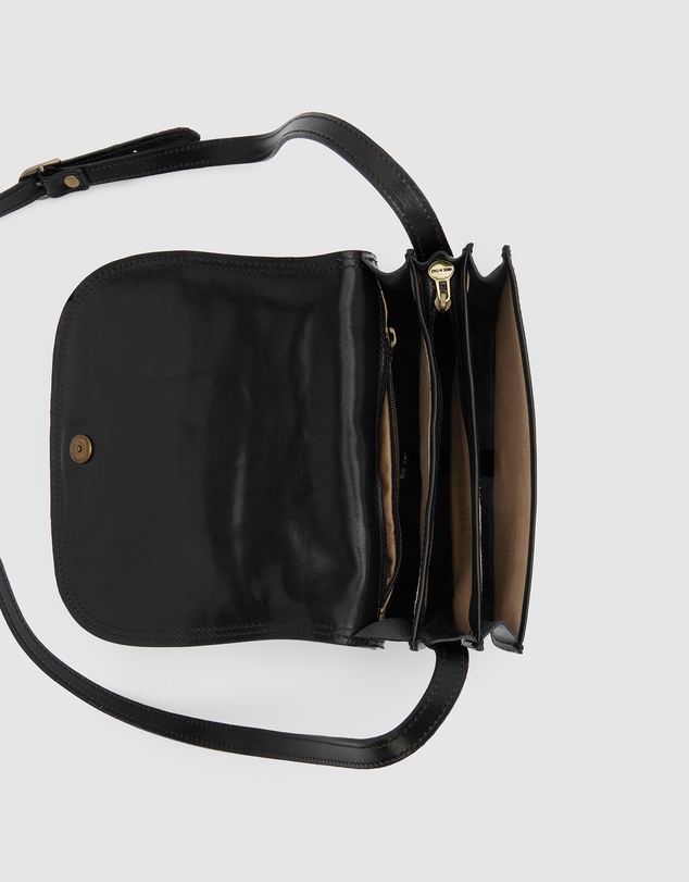 Republic of Florence - Mia Black Crossbody Bag