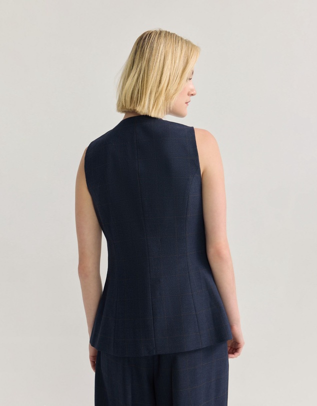 Oxford - Alice Checked Waistcoat