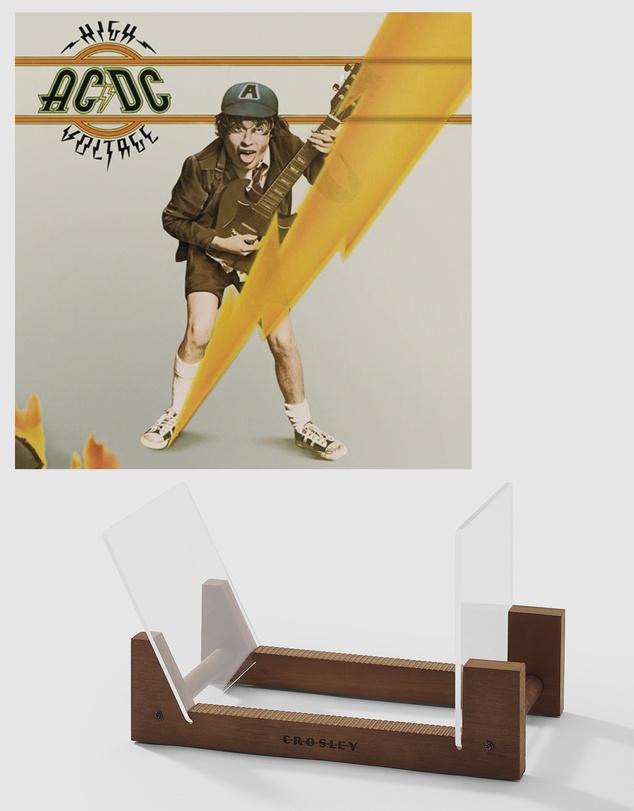 Sony Music - Ac/Dc High Voltage Vinyl Album & Crosley Record Storage Display Stand