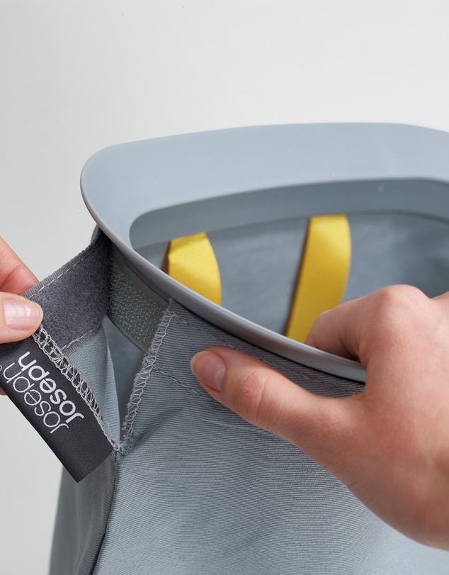 Joseph Joseph - Tota Trio 90L Laundry Separation Basket (Grey)