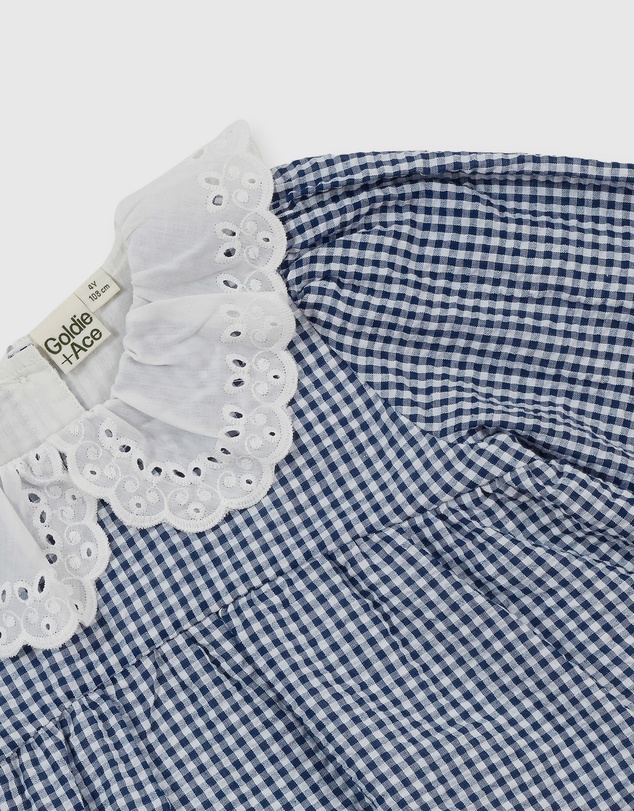 Goldie + Ace - Gingham Collared Dress - Babies-Kids