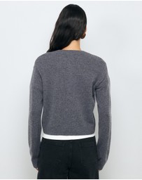 AERE - Sadie Merino Wool Cardigan