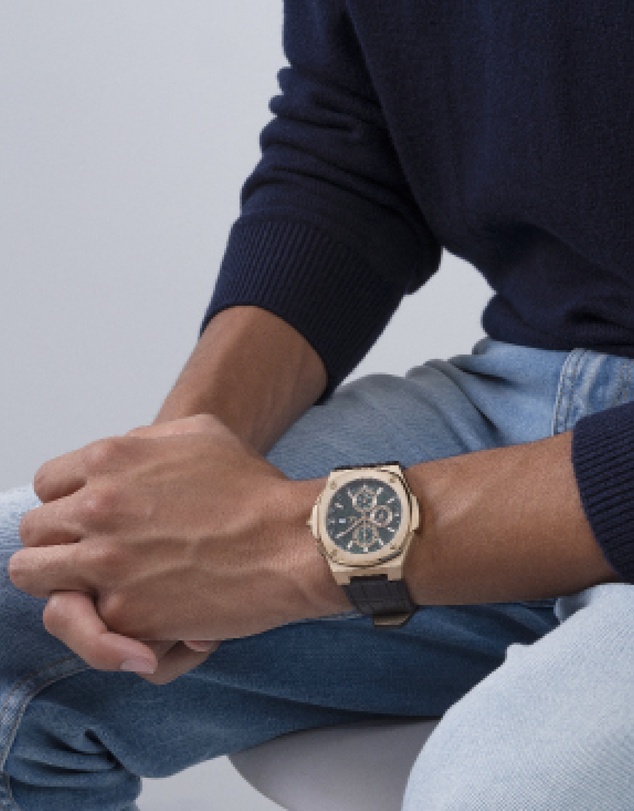GC - Gc Coussin Shape Chrono Leather