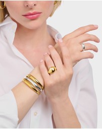THOMAS SABO - Ring in organic drop-shape gold