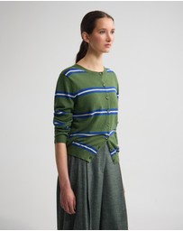 Oxford - Margurite Striped Cardigan