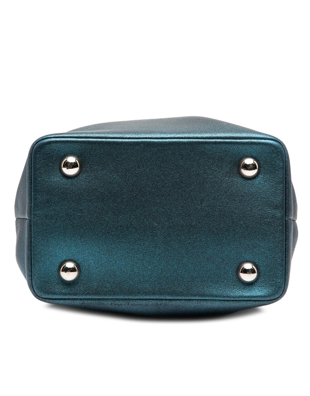 Pre-Loved by Azura Reborn - Pre-Loved CC Metallic Calfskin Vanity Bag