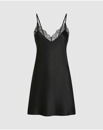 Hunkemoller - Satin Lace Night Dress