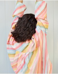 Papinelle - Sophie Stripe Long Sleeve Boxer PJ Set