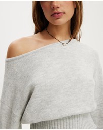 Cotton On - Softest Luxe Off Shoulder Knit