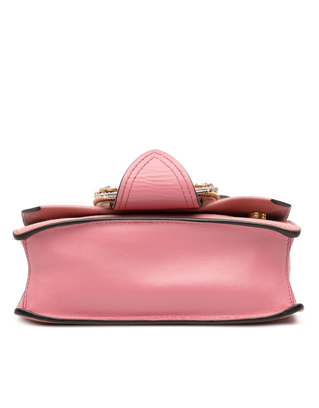 Pre-Loved by Azura Reborn - Pre-Loved Goatskin Madras Soft Calf Crystal Embellished Crossbody
