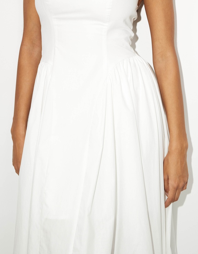 Dazie - Elsa Halter Cotton Midi Dress