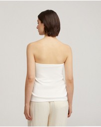 Oxford - Clara Strapless Ponti Top