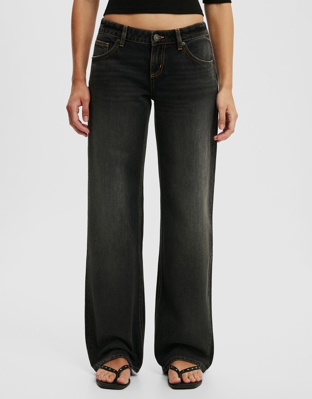 Cotton On - Low Rise Straight Jeans