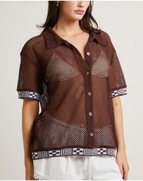 Insight - Dimension Crochet Short Sleeve Shirt