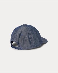 Polo Ralph Lauren - Polo Bear Cotton Chambray Ball Cap - ICONIC EXCLUSIVE - Babies