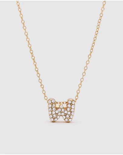 Seed Heritage - Initial Jewel Bubble Necklace