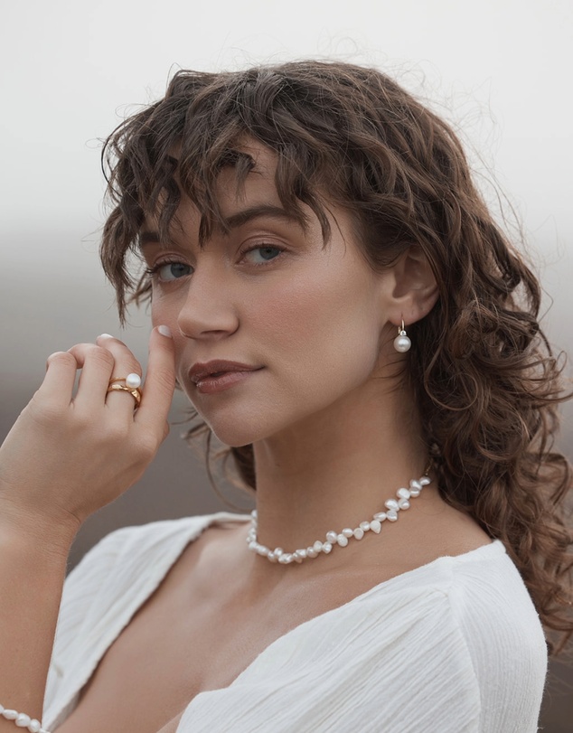 Native Sol - Valora Pearl Earrings