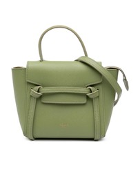 Pre-Loved by Azura Reborn - Pre-Loved celine Elegant Textured Leather Belt Bag with Top Handle and Adjustable Shoulder Strap