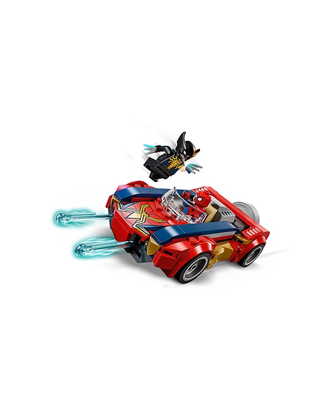 LEGO - 76336 Spider-Man Car vs. Venomized Wolverine