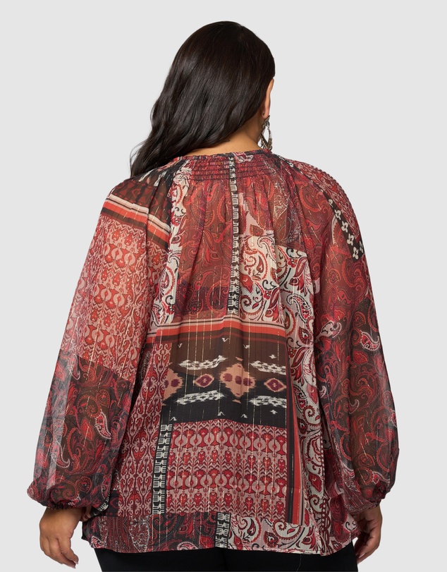 The Poetic Gypsy - Aurora Drift Blouse