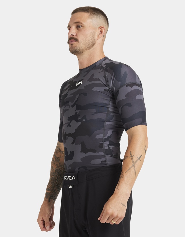 RVCA - Mens Sport Short Sleeve Rash Vest