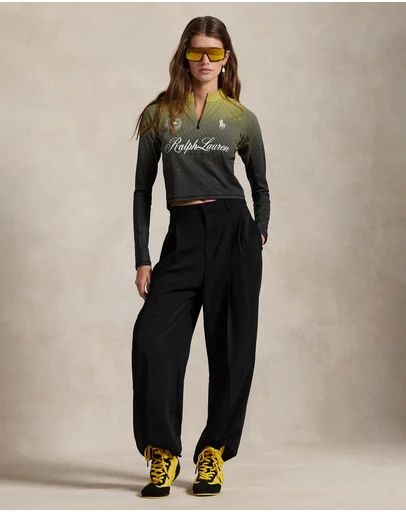 Polo Ralph Lauren - Graphic Cropped Quarter-Zip